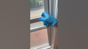 Tilt mechanisms prevent windows from falling out of place #windows #homeinspection #vahomeinspect