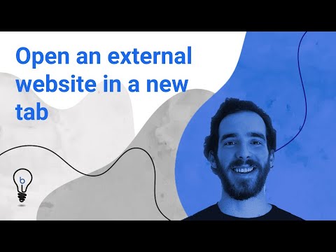 Open a external website in a new tab | Bubble.io Tutorial
