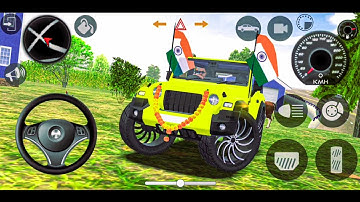 Modified Mahindra Thar😈Games:Indian Thar (Gadi Wala Games) Car Game Android Game - Android Gameplay