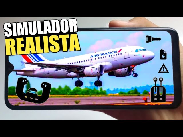 OS MELHORES JOGOS DE AVIÃO PARA ANDROID - Pro Flight Simulator e Infinite  Fligh 