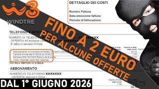 WINDTRE e gli aumenti della RETE FISSA di Giugno 2026 | i Rimodulatori