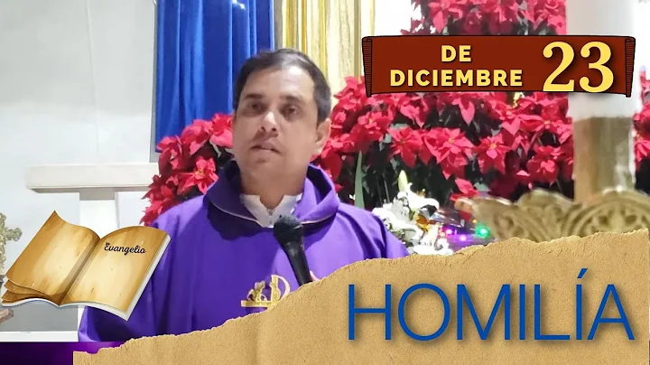 EVANGELIO DE HOY viernes 23 de diciembre del 2022 - Padre Arturo Cornejo