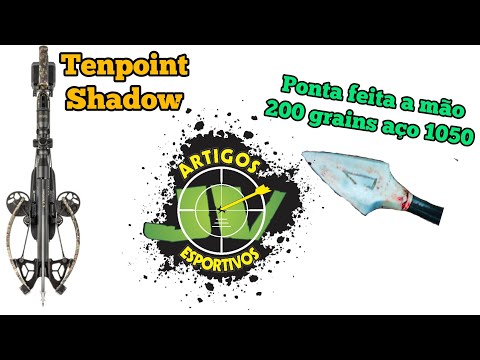 De volta às caçadas com Tenpoint Shadow NXT e ponta feita a mão pelo amigo Atyla.