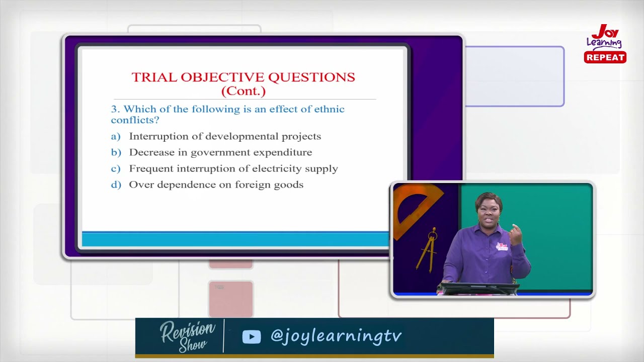 Revision Show EP14 Jhs Social Studies Conflict Management B YouTube