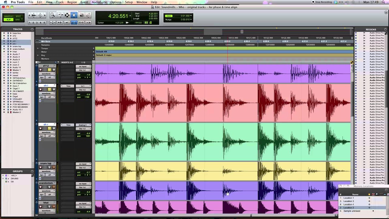 Mixing Home Recordings Drum Sound Tips Pt 1. Polarity, Phase & Time