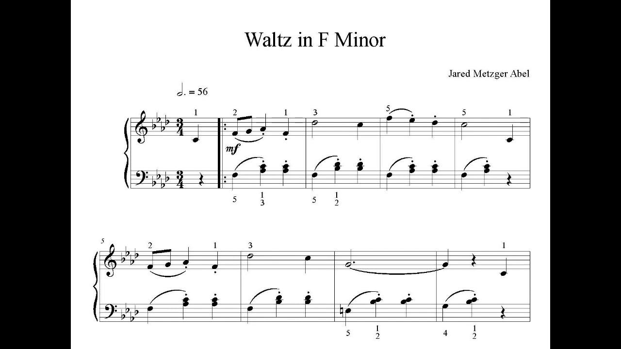 Waltz in F Minor Abel YouTube