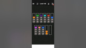 ball sort color puzzle level 140