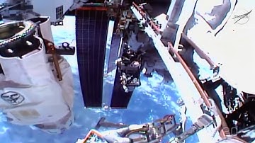 Spacewalk underway! Amazing helmet cam footage of Earth & more outside space station