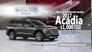 John Paul's Buick GMC - Winter Sales Event!