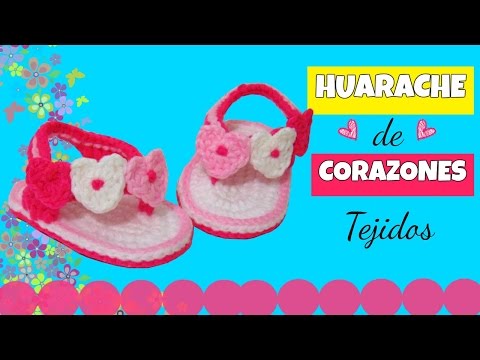 Sandalia o Huarache tejido para niña con flor 