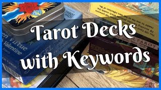 Tarot Decks with Keywords on the Cards - for both beginners and seasoned tarot readers!
Today, I am sharing with you the tarot decks in my collection that have keywords on the cards! Tarot cards with keywords can be a great help for beginners, but they can also provide an interesting experience for more advanced or seasoned tarot readers!
Some people may argue that some of these decks have titles rather than keywords, but for the purpose of this video, I have combined the two.
TAROT DECKS WITH KEYWORDS:
Osho Zen Tarot review here:https://www.youtube.com/watch?v=Y7pp79FrDks
Otherworld Tarot
Rosetta Tarot (Pocket edition)
Stretch Tarot
Gill Tarot review: https://www.youtube.com/watch?v=grKjwUaTTw4
Next World Tarot first impressions: https://www.youtube.com/watch?v=3rK4XeKxeHg
Angel Tarot
MORE DECKS WITH KEYWORDS:
Sun and Moon Tarot
Spiritsong Tarot
Fifth Tarot
Vision Quest Tarot
Daughters of the Moon Tarot
Sacred Circle Tarot
Barbara Walker Tarot
๐ธ๐ธ๐ธ๐ธ๐ธ
๐ฎ Get a Tarot Reading from me! ๐ฎ
http://www.kateyflowers.com/shop/
๐ธ๐ธ๐ธ๐ธ๐ธ
๐ฎ You can also find me at: ๐ฎ
https://www.kateyflowers.com
https://www.instagram.com/kateyflowers
https://www.facebook.com/kateyflowers Tarot Decks with Keywords on the Cards - for both beginners and seasoned tarot readers!