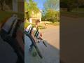 Bionic boy has ideas. #landscaping #segway #innovation #bluecollar #mowing