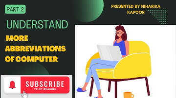 Basic Computer abbreviations of computer part 2 presented by Niharika kapoor