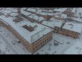 Filomena  a vista de dron en Molina de Aragón