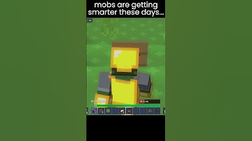 mobs are getting smarter these days... #bloxd #bloxdio