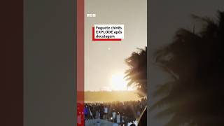 Foguete chinês EXPLODE após decolagem