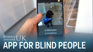 An app for blind people identifies and reads out objects in their surroundings screenshot 3