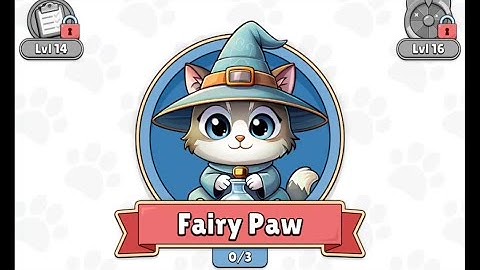 Find the Cat🐈:  Fairy Paw Levels 13-15✨️