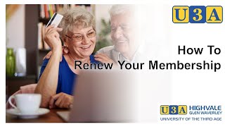 How to Renew Your Membership
