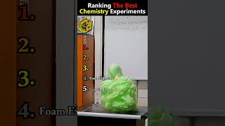 Ranking the best Chemistry Experiments