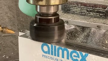 Finish Milling with Carbide Insert Face Mill on SHARP TMV with ACU-RITE Millpwr 3 Axis CNC Control