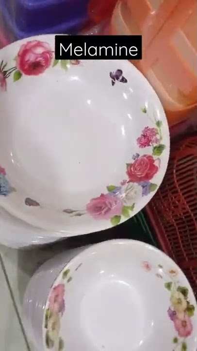 Piring Mangkok Melamine motif | Perlengkapan dapur✅
