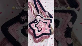 just love making these!✨ #crochet #crochetbag