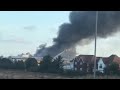 Huge fire on industrial estate near Margate