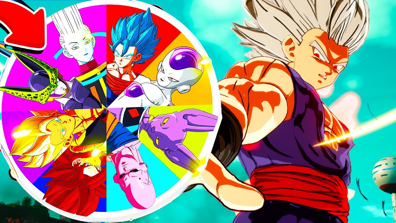 A ROLETA ESCOLHE MEU TIME no DRAGON BALL SPARKING ZERO