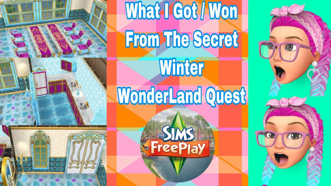 The Sims FreePlay What I Got From The Secret Winter WonderLand Quest