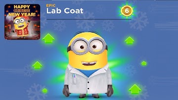 Minion rush Lab Coat MAXED EPIC costume MINIONS ipad gameplay walkthrough android ios