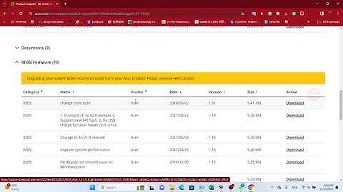 How To Download And Extract A Bios Bin File From The Acer Website