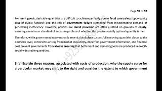 Solved Economics AS Papers 9708 s25 qp 21, 9708 s25 qp 22, 9708 s25 qp 23 CIE
