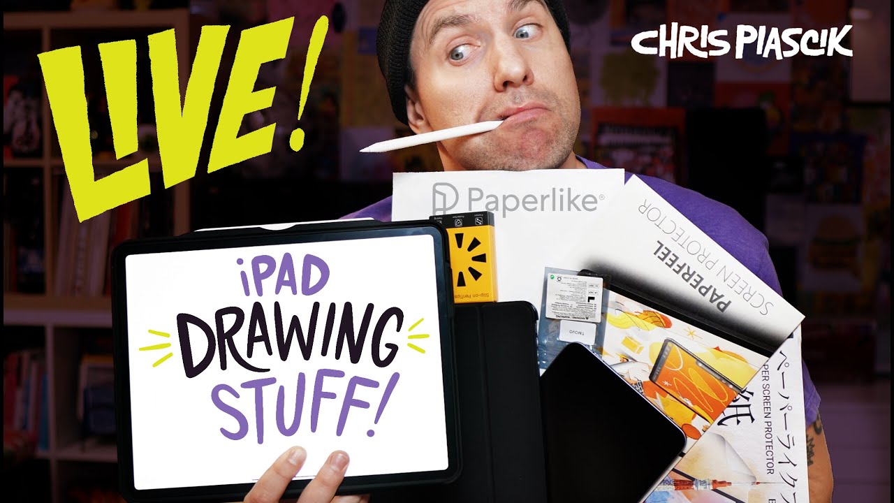 iPad Drawing Accessories Mega Review PaperLike, Bellemond, PencilTips, PaperFeel YouTube