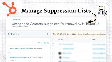 How To Use HubSpot Email Suppression Lists (Manage Exclusion Lists)