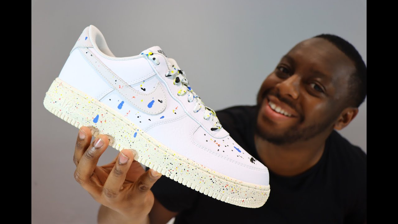 paint splatter air force 1 mens