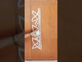 rangoli muggulu simple and easy side border design #rangoli #shorts #shortvideo #shortsfeed #short