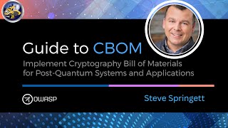Cryptography Bill of Materials (CBOM) - Steve Springett