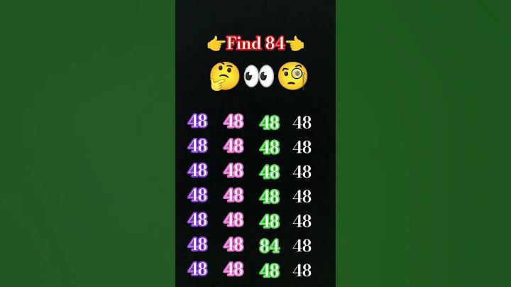 Find the number of 84🧐 #quiz #facts #iqtest #puzzle #upsc #riddles #test #shorts #find #maths #gk