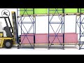 Push-Back Pallet Flow Storage Rack | Mallard Manufacturing