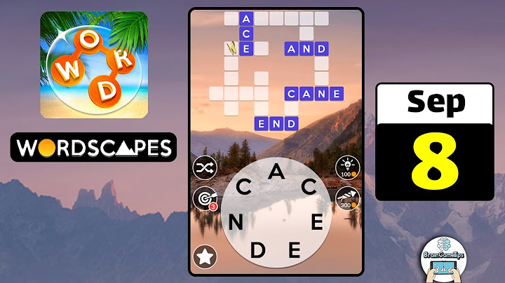 Wordscapes daily puzzle may 8 2023