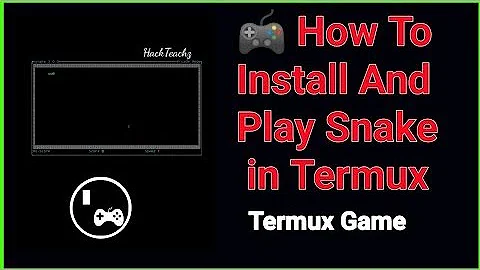 How to play snake game in Termux app | Android | nsnake installation