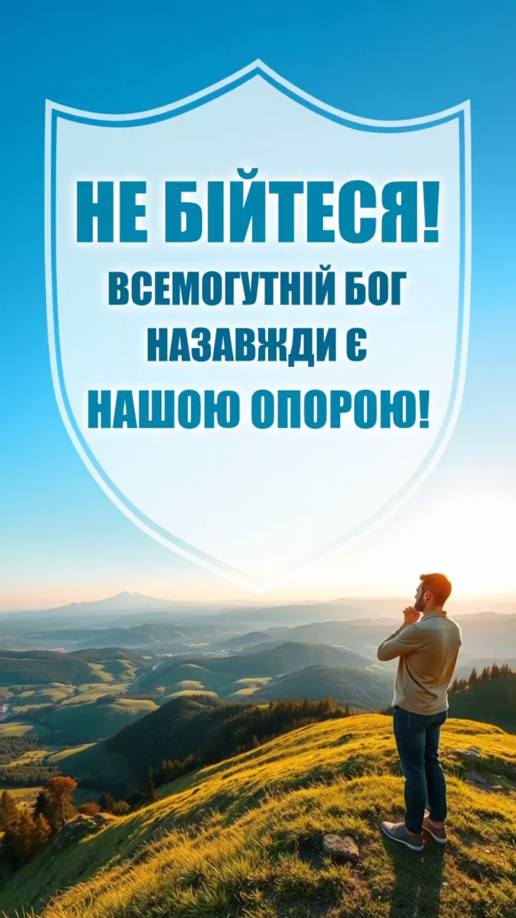 Не бійтеся! Всемогутній Бог назавжди є нашою опорою!