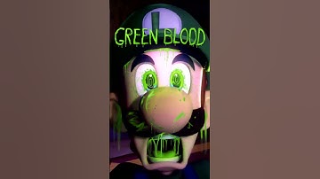 Luigi Has GREEN BLOOD?! #lumpdump #shorts