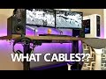 Quick & Easy Cable Management Tutorial | How to Cable Manage a Clean and Minimalist Desk Setup