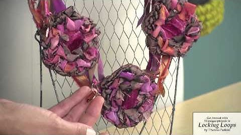 Introduction to "Locking Loops" Locker Hooking Book by Theresa Pulido