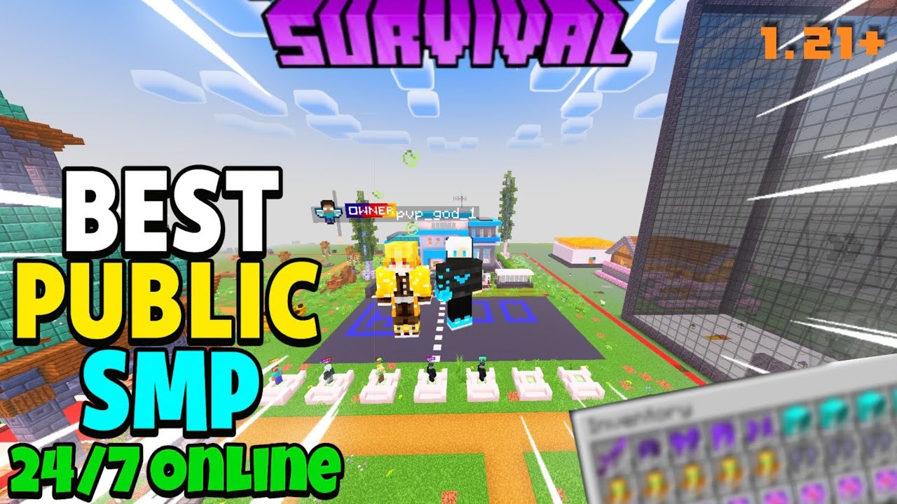 Best Free Survival SMP Server 2026 🔥 | Minecraft Java + Bedrock |🤭 ...