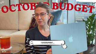 budget with me for october | I overspent on credit + freelance financial update
