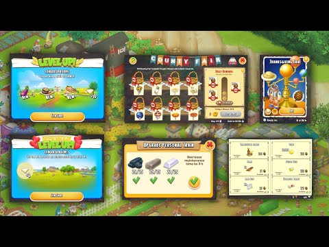 Hay Day Game Level 89 90 Thanks Giving Fair Start Update Personal Train New Level Farm Town Area