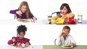 Kids Try 100 Years of School Lunches
